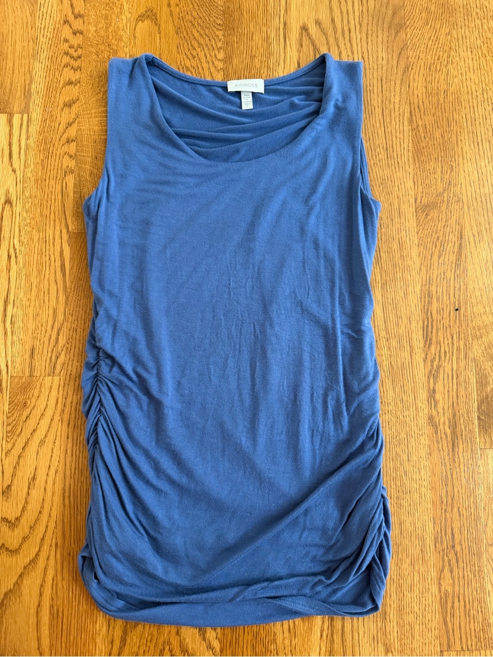 BLUE KINROSS Ruched Tank - Picture 2 of 6